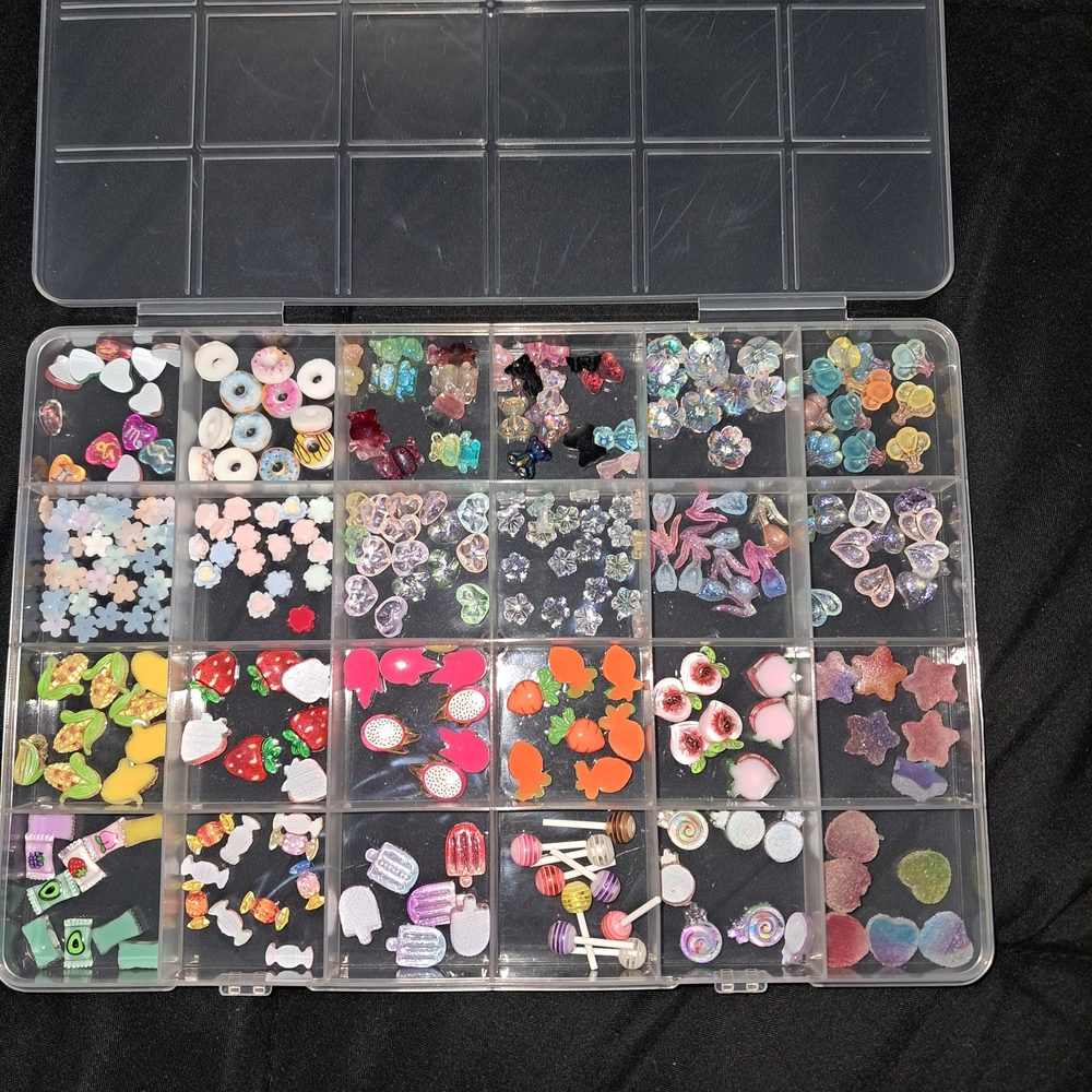 Colorful Nail Art Decoration Set